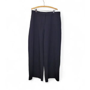 Lagence Black Pilar High Rise Wide Leg Pants Size 14 Minimalist Quiet Luxury